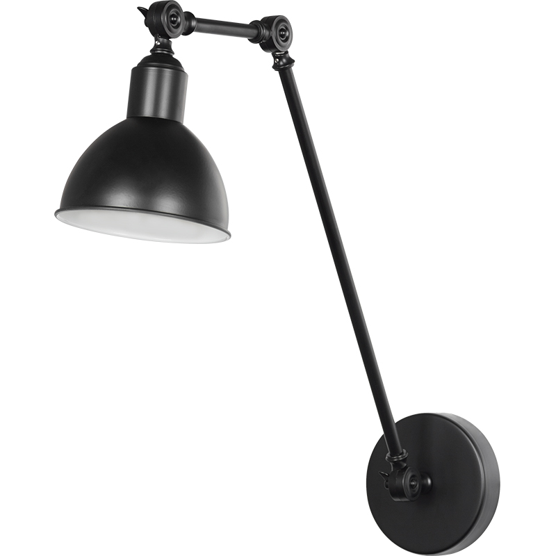 Moderni teollinen muotoilu, kierrelokerot käsivarren seinävalaisimessa Creative Wall Light E27