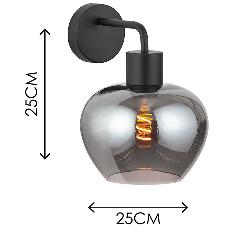 Mordern Elegant Design Kevyt savulasiseinävalaisin Luova koristevalo E27 Dim