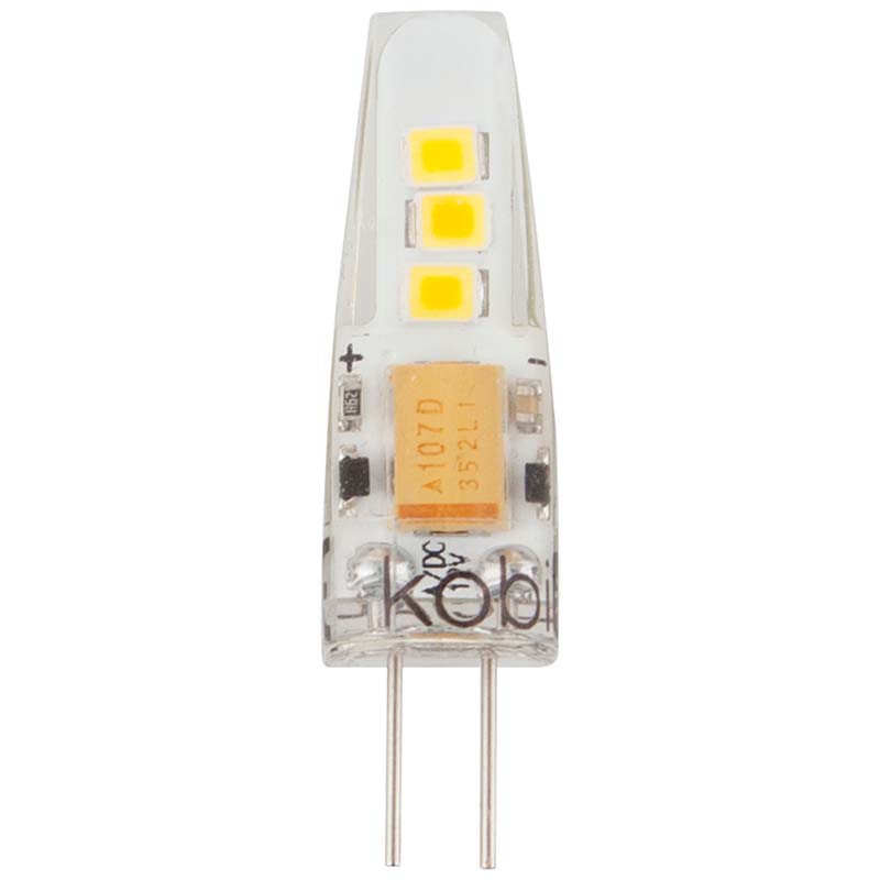 Tehokas valaistusratkaisu: AC/DC12V G4 LED - 1,5W - Halk.12mm